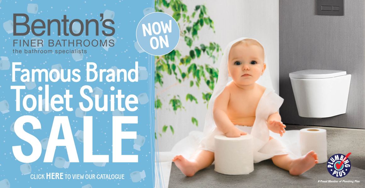 Benton's Finer Bathrooms Famous Brand Toilet Suite Sale